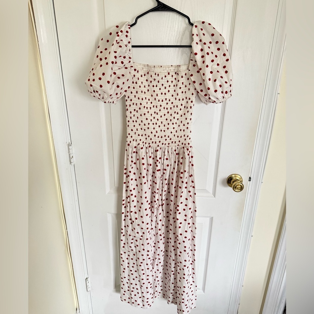 o.p.t Nan Tomato Print Drop Waist Maxi Dress - Picture 7 of 8
